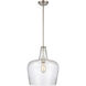Puckette 1 Light 13.75 inch Brushed Nickel Pendant Ceiling Light